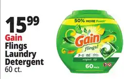 Ocean State Job Lot Gain Flings Oxi Boost and Febreze Original Scent Laundry Detergent Pacs 60 Count offer