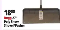 Ocean State Job Lot RUGG Pathmaster 27 Ultra Snow Pusher Shovel offer