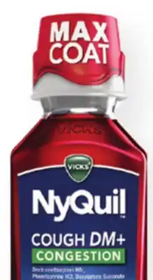 Ocean State Job Lot Vicks NyQuil Cough DM+ Congestion Relief Maximum Strength offer