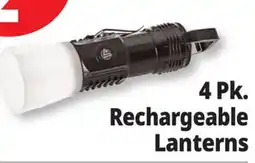 Ocean State Job Lot 4 Pk. Rechargeable Lanterns offer