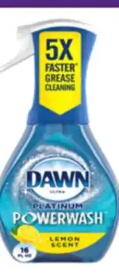 Ocean State Job Lot Dawn Platinum Plus Power wash Dish Spray 16 oz offer