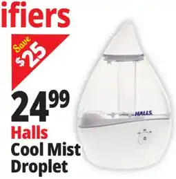 Ocean State Job Lot Halls Cool Mist Droplet offer