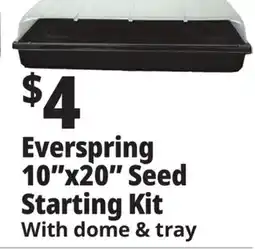 Ocean State Job Lot Everspring 10x20 Seed Starting Kit offer