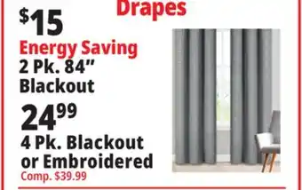 Ocean State Job Lot Drapes offer