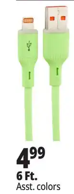 Ocean State Job Lot Apple/Android/USB-C Cables offer