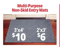 Ocean State Job Lot Multi-Purpose Non-Skid Entry Mats offer