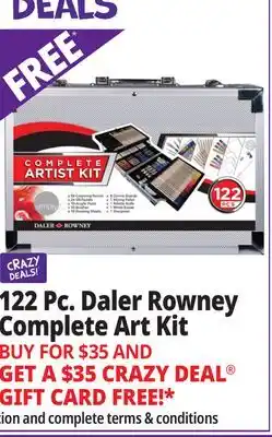 Ocean State Job Lot 122 Pc. Daler Rowney Complete Art Kit offer