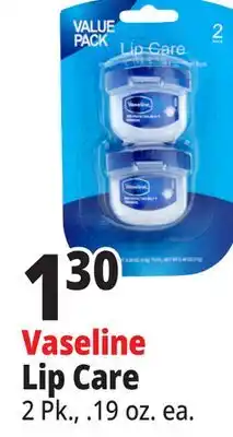Ocean State Job Lot Vaseline Lip Care offer