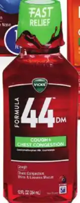 Ocean State Job Lot Vicks Formula 44 Cough Syrup offer