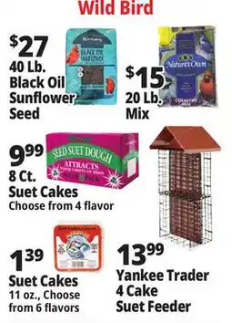 Ocean State Job Lot Wild Bird Food offer