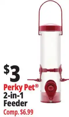 Ocean State Job Lot Perky Pet 2-in-1 Feeder offer