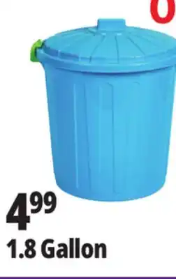 Ocean State Job Lot Round Clear Storage Bucket with Latching Lid offer