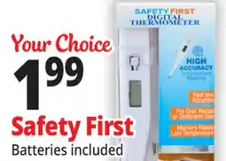 Ocean State Job Lot Safety First Digital Thermometer offer