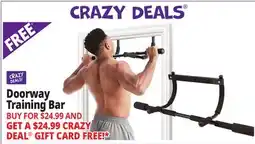 Ocean State Job Lot Doorway Training Bar offer