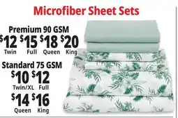 Ocean State Job Lot Microfiber Sheet Sets offer