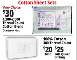 Ocean State Job Lot Cotton Sheet Sets offer