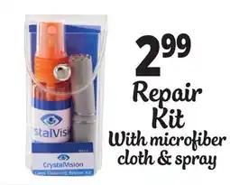 Ocean State Job Lot Crystal Vision Lens Cleaning Repair Kit offer