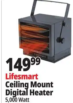Ocean State Job Lot Lifesmart Hard-Wired Ceiling Mount Electric Space Heater offer