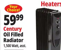 Ocean State Job Lot Century Oil Filled Radiator offer