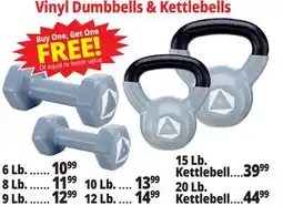 Ocean State Job Lot Dumbbells & kettlebells offer