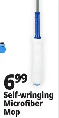 Ocean State Job Lot Gleam Self-Wringing Microfiber Mop offer