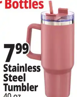 Ocean State Job Lot Double Walled Stainless Steel Tumbler 40 oz offer