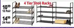 Ocean State Job Lot 4 Tier Shoe Racks offer