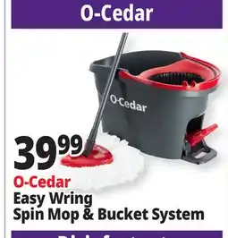 Ocean State Job Lot O-Cedar Easy Wring Spin Mop & Bucket System offer