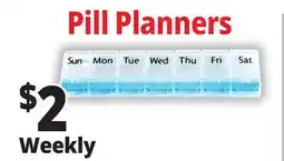 Ocean State Job Lot Weekly Pill Planner offer