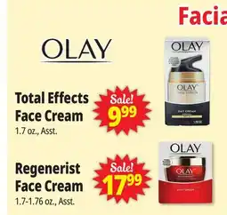 Ocean State Job Lot Total Effects Face Cream offer