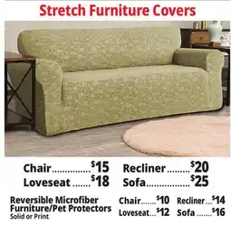Ocean State Job Lot Strech Furniture Covers offer