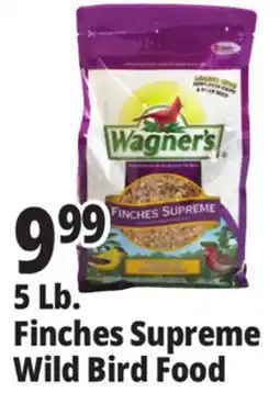 Ocean State Job Lot Wagner's Finches Supreme Premium Wild Bird Food 5 lbs offer