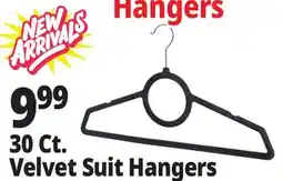Ocean State Job Lot 30 Ct. Velvet Suit Hangers offer