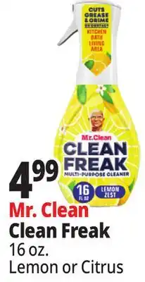 Ocean State Job Lot Mr. Clean Freak Lemon Zest Multi-Surface Cleaner 16 fl. oz offer