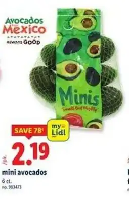 Lidl Mini avocados offer