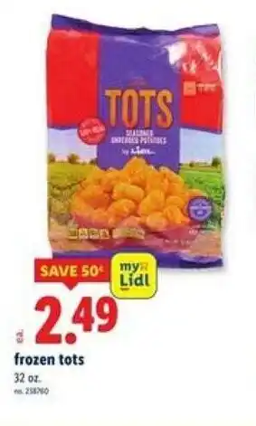Lidl Frozen tots offer