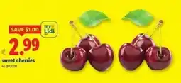 Lidl Sweet cherries offer