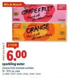 Lidl Sparkling water offer