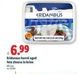 Lidl Eridanous barrel aged feta cheese in brine offer
