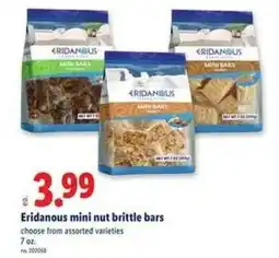 Lidl Eridanous mini nut brittle bars offer