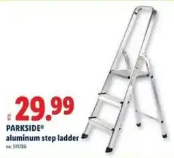 Lidl PARKSIDE aluminum step ladder offer