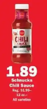 Schnucks Schnucks Chili Sauce offer