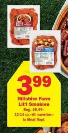Schnucks Hillshire Farm Lit'l Smokies offer