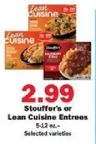 Schnucks Stouffer's or Lean Cuisine Entrees offer