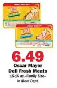 Schnucks Oscar Mayer Deli Fresh Meats offer