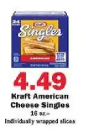 Schnucks Kraft American Cheese Singles offer