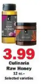 Schnucks Culinaria Raw Honey offer