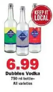 Schnucks Dubbles Vodka offer