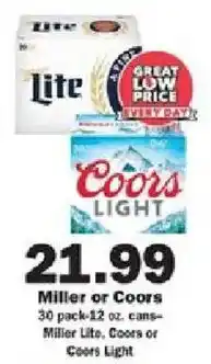 Schnucks Miller or Coors offer