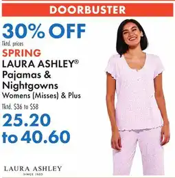 Boscov's SPRING LAURA ASHLEY Pajamas & Nightgowns offer